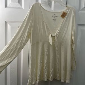 NWT American Eagle Outfitter’s Soft and Sexy white blouse
